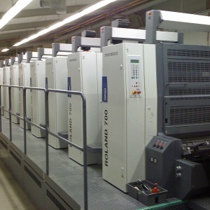 manroland 10-Farben Offsetdruckmaschine